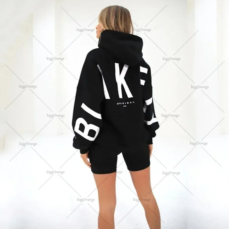 Statement Hoodie "BLANK" – Oversized Unisex Trui with Backprint & Armdetails