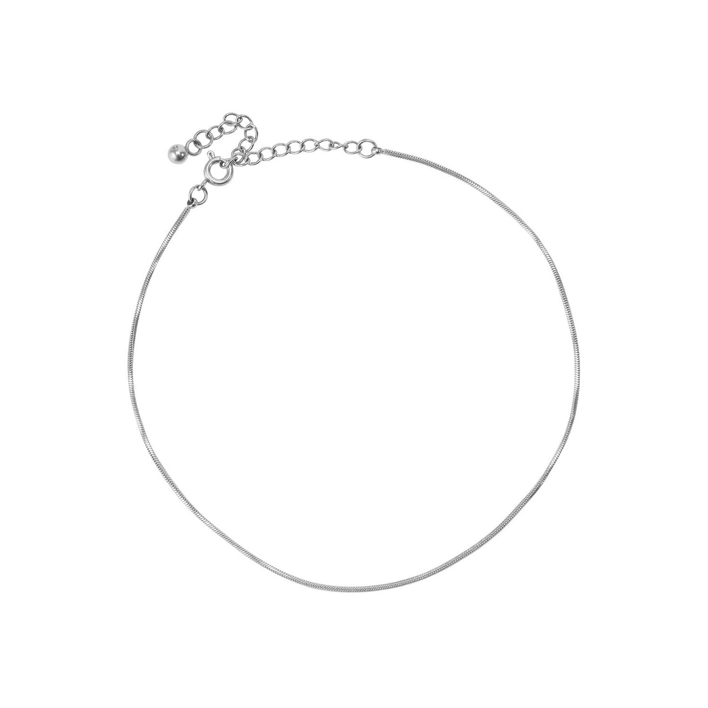 Gold Snake Chain Anklet – Adjustable Minimalist Foot Jewelry for Women