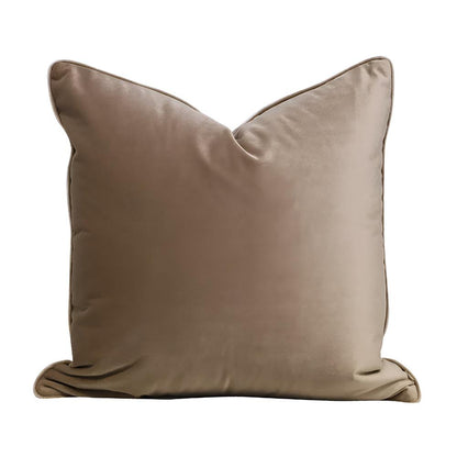 Luxury Velvet Cushion Cover – Soft Flannel Decorative Throw Pillow for Sofa, Bed, or Chair – Available in Multiple Colors