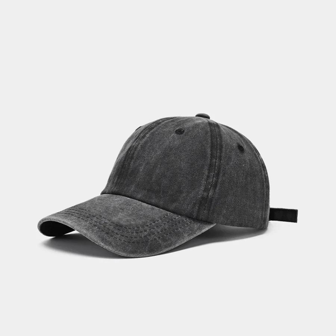 Men’s Adjustable Solid Color Baseball Cap – Classic Plain Design, Lightweight & Comfortable