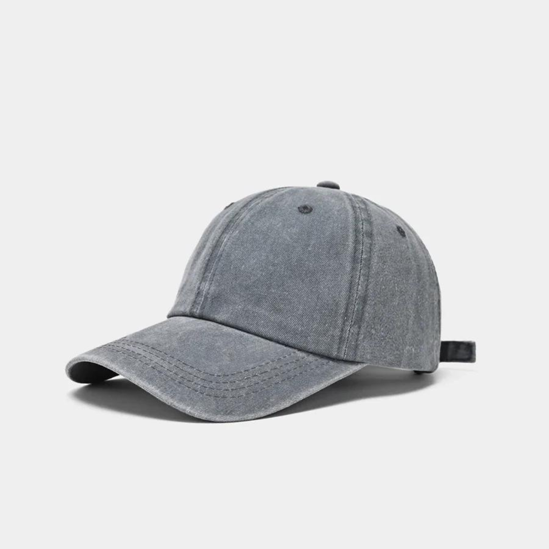 Men’s Adjustable Solid Color Baseball Cap – Classic Plain Design, Lightweight & Comfortable
