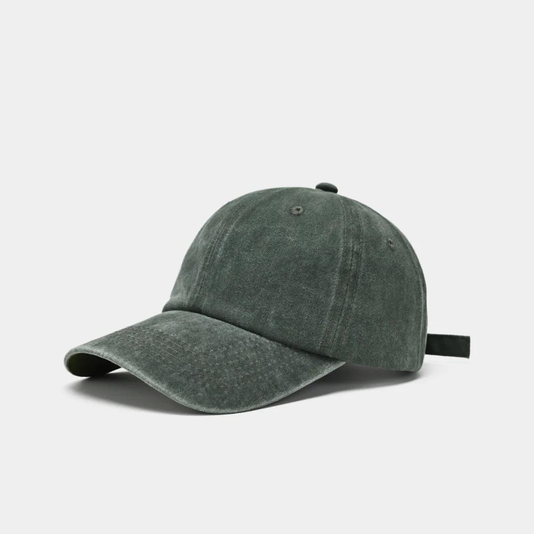Men’s Adjustable Solid Color Baseball Cap – Classic Plain Design, Lightweight & Comfortable