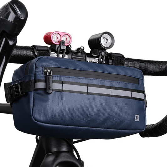 Waterproof Handlebar Bike Bag – 4L Bicycle Pouch with Zipper Closure