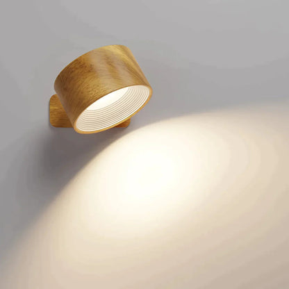 Magnetic LED Wall Lamp – USB Rechargeable, Dimmable, Touch Control, Warm Light – Modern Minimalist Design