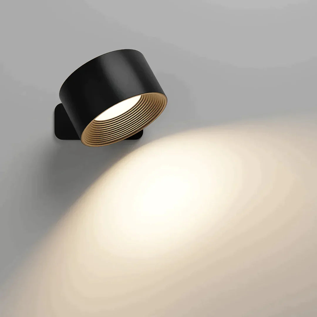 Magnetic LED Wall Lamp – USB Rechargeable, Dimmable, Touch Control, Warm Light – Modern Minimalist Design