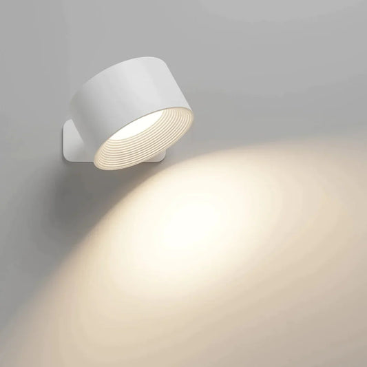 Magnetic LED Wall Lamp – USB Rechargeable, Dimmable, Touch Control, Warm Light – Modern Minimalist Design
