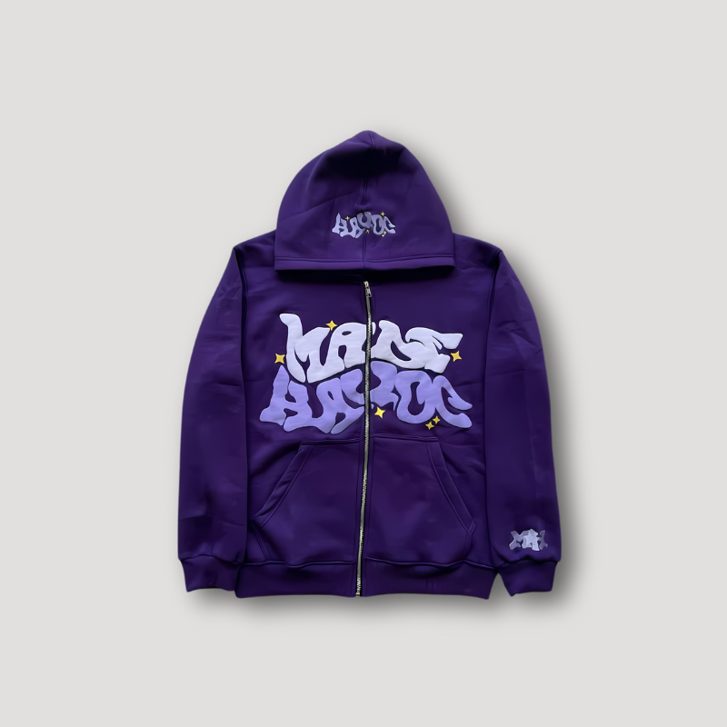 Unisex Graffiti-Style Hoodie – Streetwear in Trendy Colors