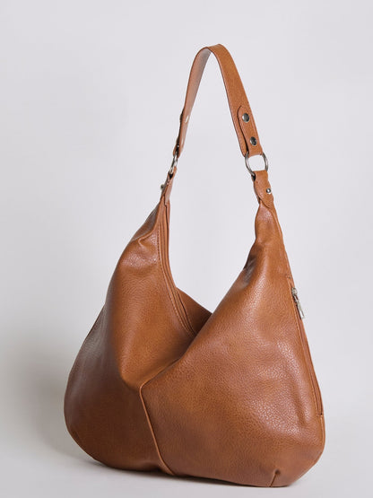 Spacious Shoulder Bag – Vegan Leather