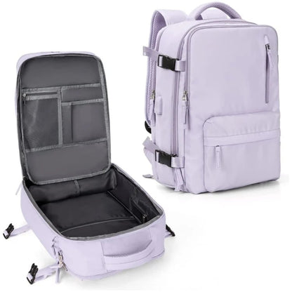 Waterproof Travel Backpack with USB Port – 30L Hiking & Commuter Backpack for Men & Women