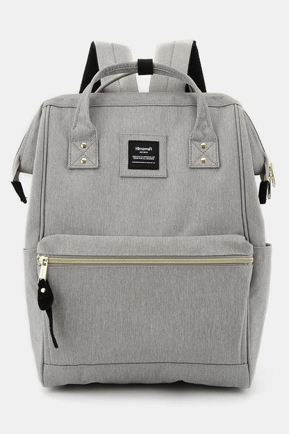 Holly Daze Waterproof Canvas Backpack – Eco-Friendly, Minimalist Japanese Design, Padded Laptop Compartment