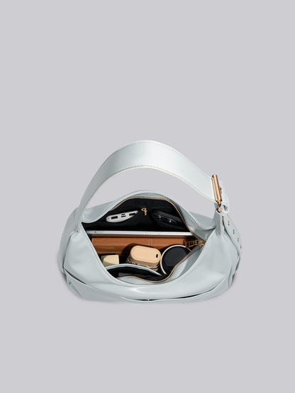 Black Shoulder Bag – Minimalist & Spacious Vegan Leather Design