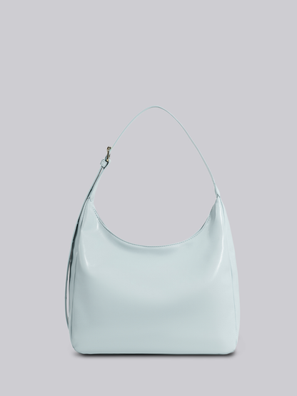 Black Shoulder Bag – Minimalist & Spacious Vegan Leather Design