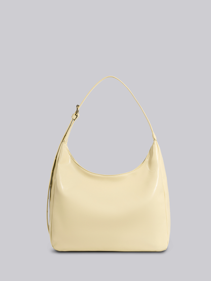 Black Shoulder Bag – Minimalist & Spacious Vegan Leather Design