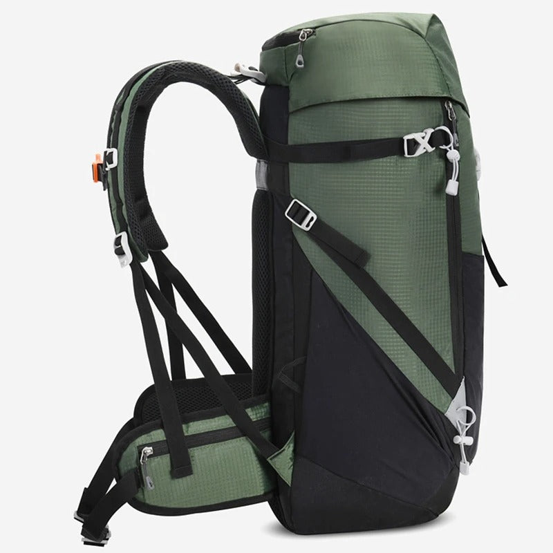 50L Waterproof Nylon Hiking Backpack – Durable, Comfortable, Multi-Compartment Design for Outdoor Adventures