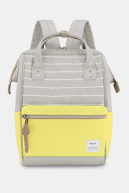 Holly Daze Waterproof Canvas Backpack – Eco-Friendly, Minimalist Japanese Design, Padded Laptop Compartment