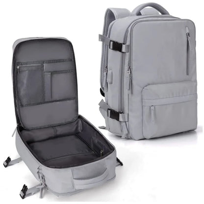 Waterproof Travel Backpack with USB Port – 30L Hiking & Commuter Backpack for Men & Women