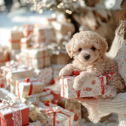 Realistic Plush Puppy Toy – Soft Stuffed Dog for Kids, Gift & Nursery Decor