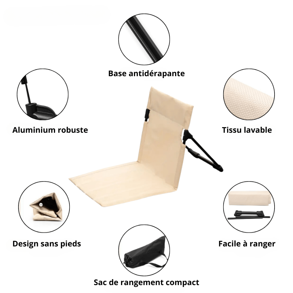 Foldable Outdoor Camping Chair – Portable, Lightweight & Adjustable