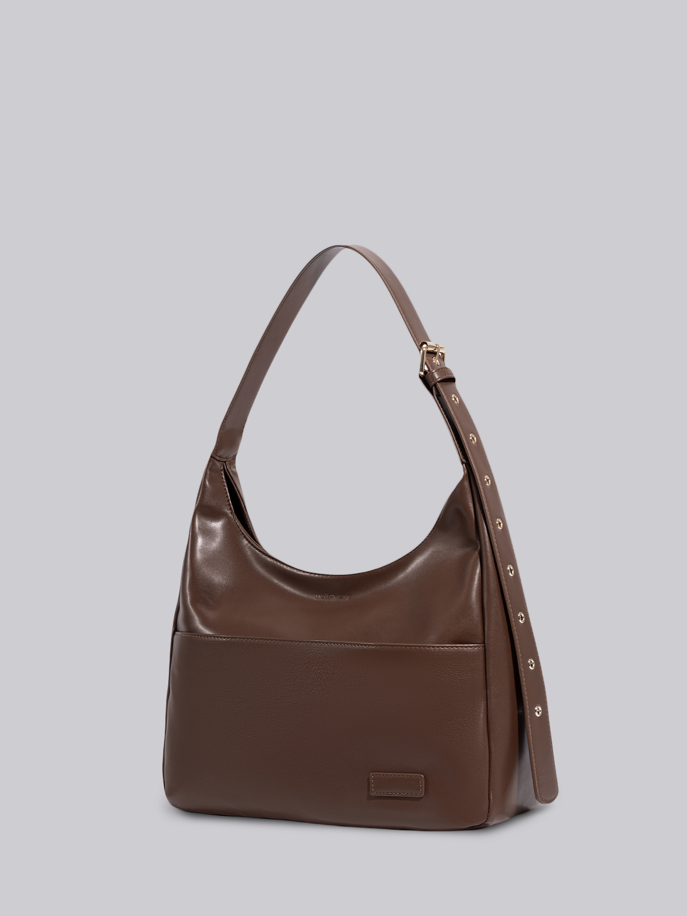 Black Shoulder Bag – Minimalist & Spacious Vegan Leather Design