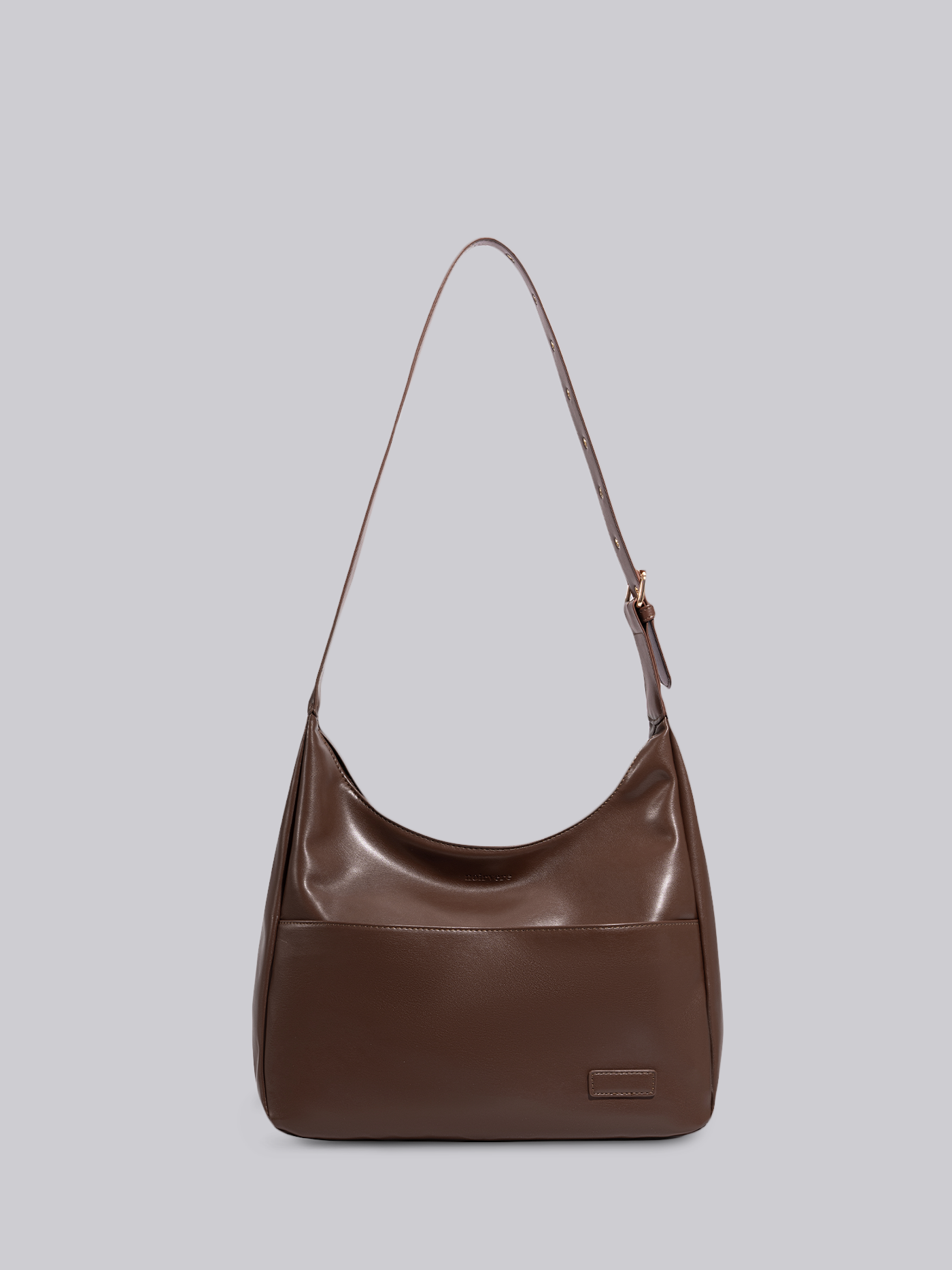 Black Shoulder Bag – Minimalist & Spacious Vegan Leather Design