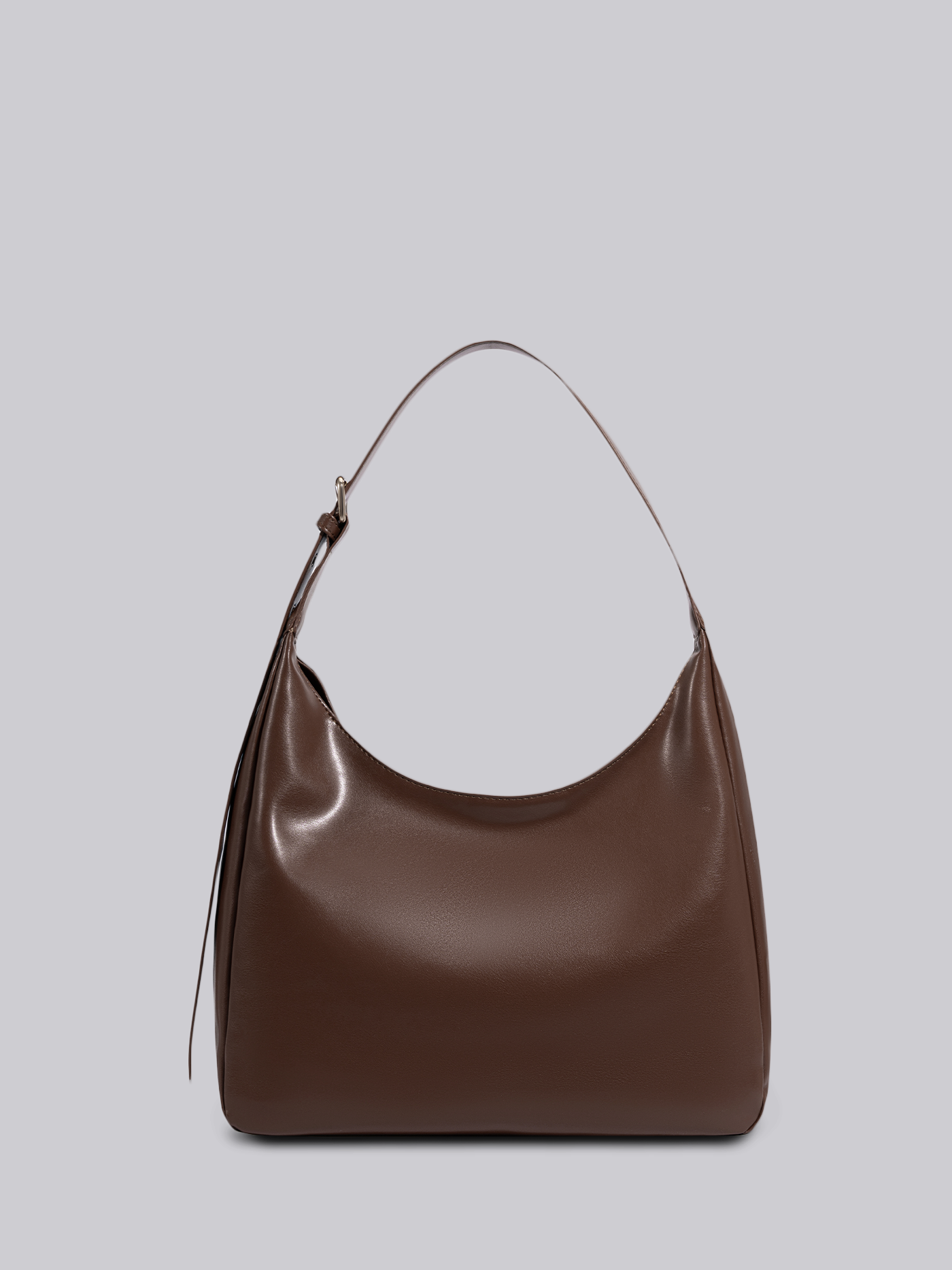 Black Shoulder Bag – Minimalist & Spacious Vegan Leather Design