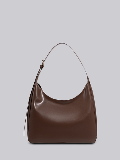 Black Shoulder Bag – Minimalist & Spacious Vegan Leather Design