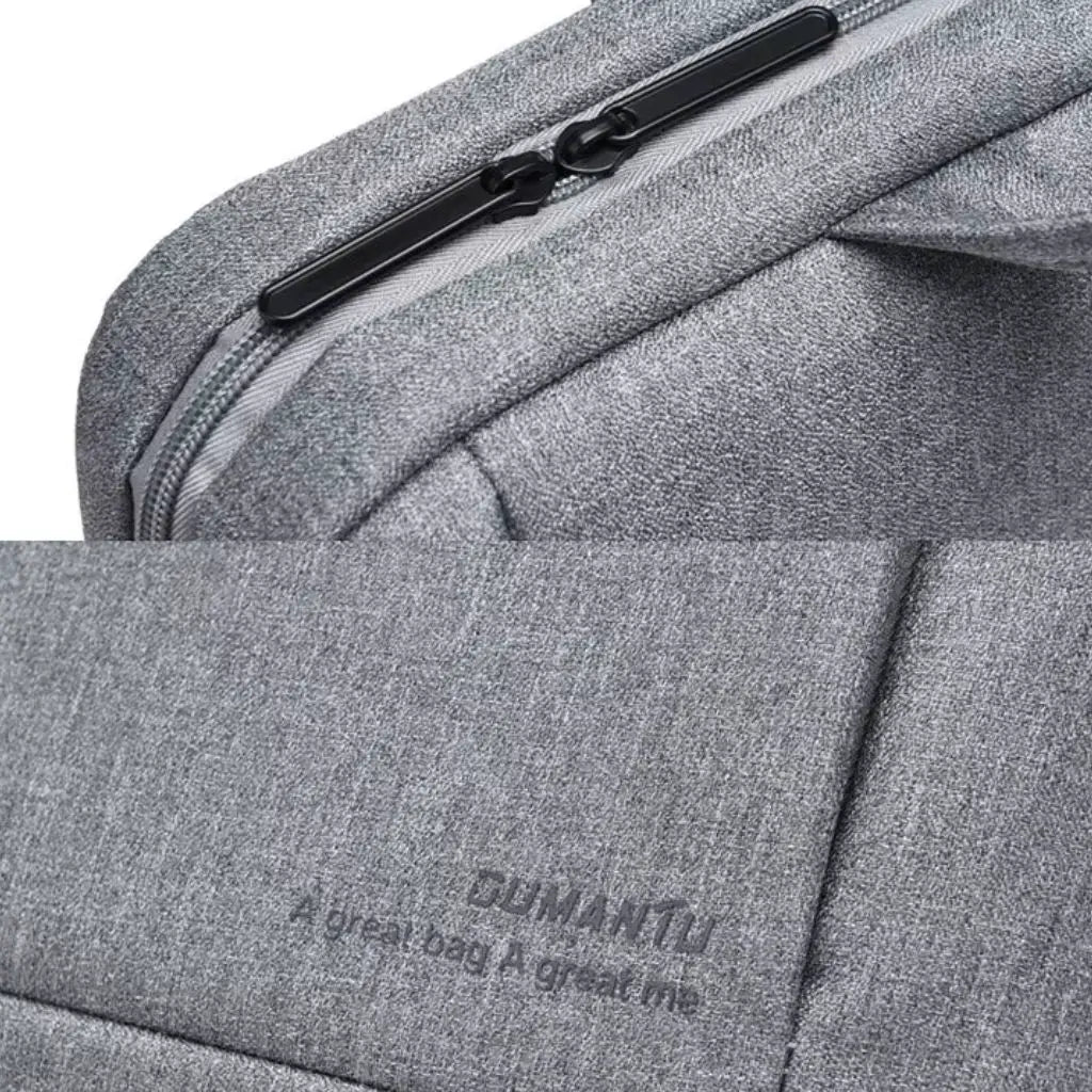 Modern Grey 13-Inch Laptop Bag for Men – Sleek, Minimalist & Functional