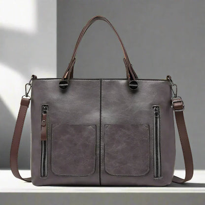 Zoe Vegan Leather Shoulder Bag – Stylish, Sustainable & Spacious Handbag for Women