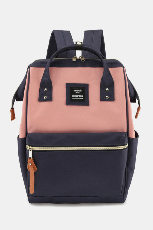 Holly Daze Waterproof Canvas Backpack – Eco-Friendly, Minimalist Japanese Design, Padded Laptop Compartment