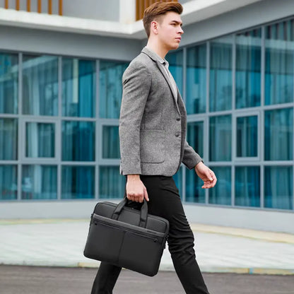 Waterproof 15.6″ Laptop Bag for Men – Professional Business Briefcase, Rainproof Messenger
