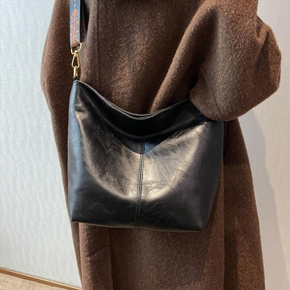 Estelle Luxe Women's Leather Shoulder Bag – Spacious & Stylish Handbag for Daily Use & Travel