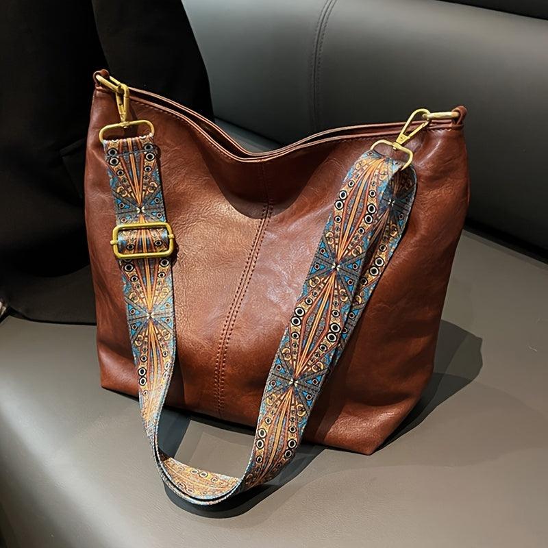 Estelle Luxe Women's Leather Shoulder Bag – Spacious & Stylish Handbag for Daily Use & Travel