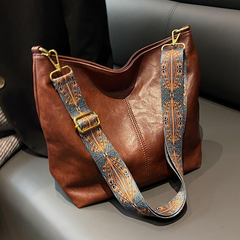 Estelle Luxe Women's Leather Shoulder Bag – Spacious & Stylish Handbag for Daily Use & Travel
