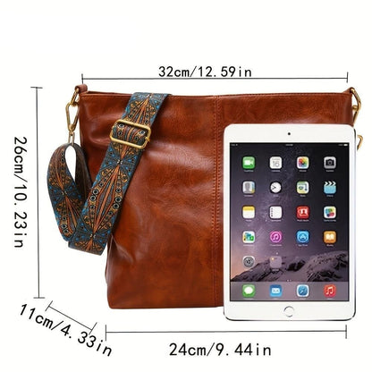 Estelle Luxe Women's Leather Shoulder Bag – Spacious & Stylish Handbag for Daily Use & Travel