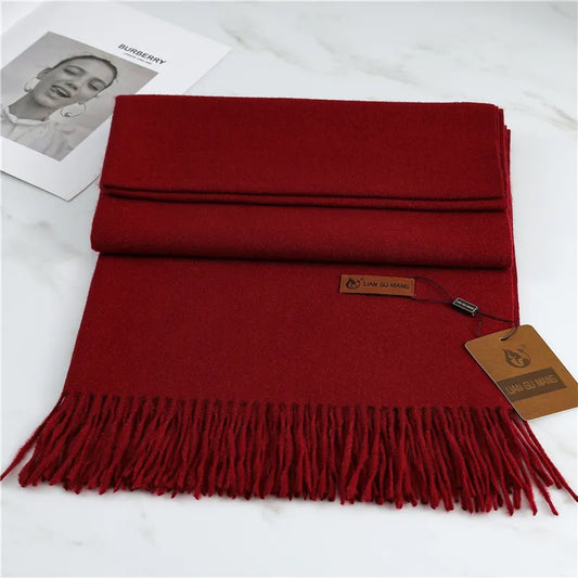 Krystal Cashmere Scarf – Women's Premium Warm & Stylish Winter Shawl in 10 Trendy Colors