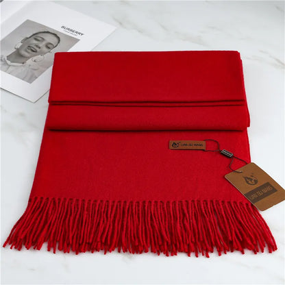 Krystal Cashmere Scarf – Women's Premium Warm & Stylish Winter Shawl in 10 Trendy Colors
