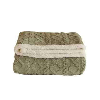 Double-Sided Fluffy Fleece Blanket – Ultra Soft Warm Throw for Couch & Bed | Cozy Plush Blanket in Multiple Colors