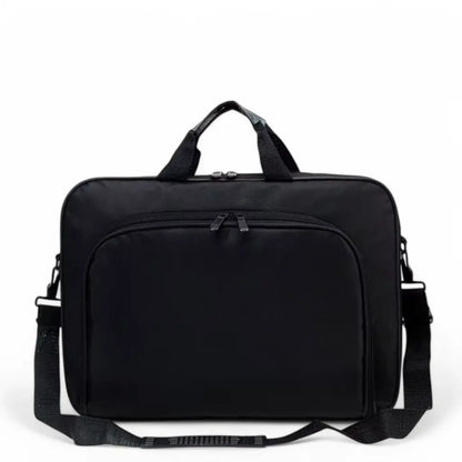 Ultralight 17-Inch Black Laptop Bag – Spacious, Stylish & Travel-Ready