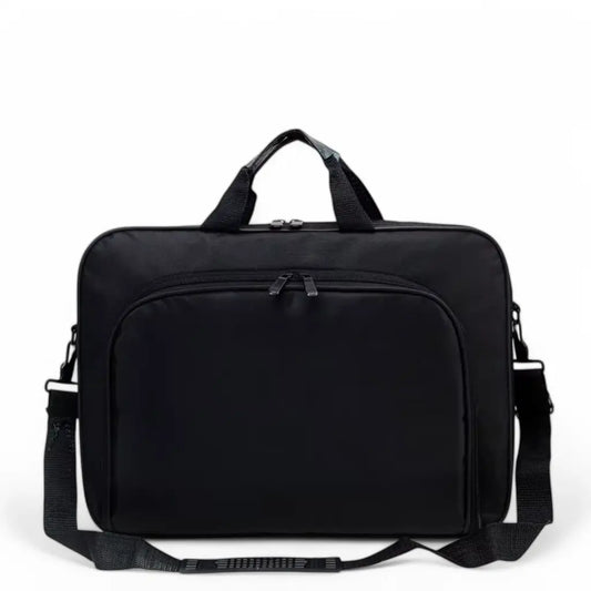 Ultralight 17-Inch Black Laptop Bag – Spacious, Stylish & Travel-Ready
