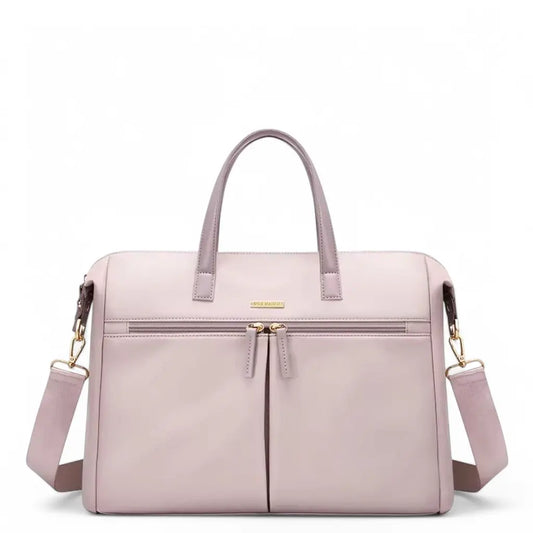 Pink 15.6-Inch Laptop Bag for Women – Stylish Protection for Work & Study