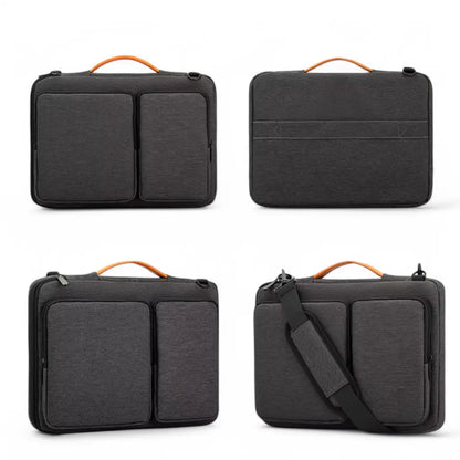 Waterproof Laptop Bag – Stylish Grey Tote for 15.6" Laptops