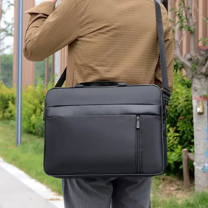 Water-Resistant 15.6" Laptop Sleeve – Slim, Shockproof, and Lightweight Black Case for HP, Dell, Lenovo, and Asus Laptops