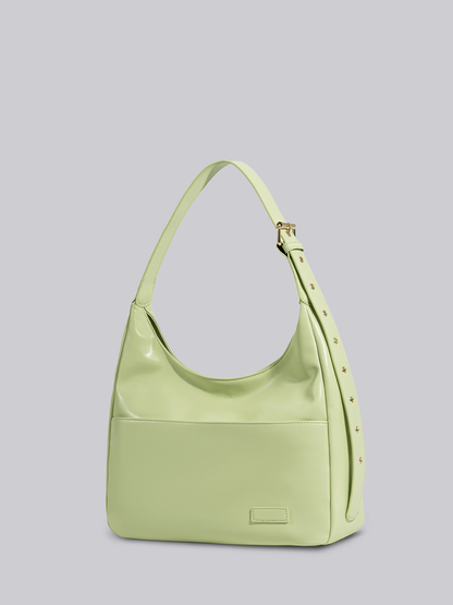 Black Shoulder Bag – Minimalist & Spacious Vegan Leather Design