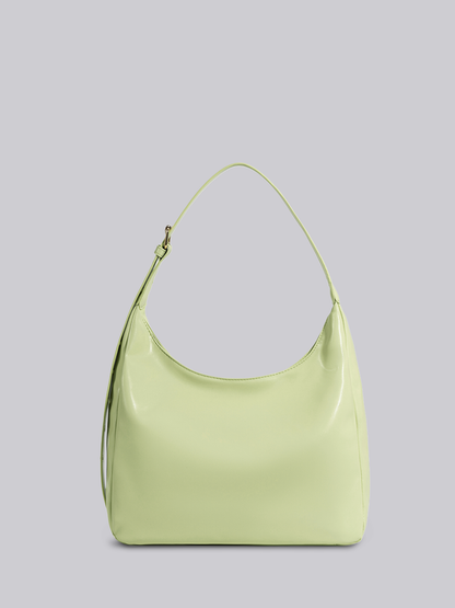 Black Shoulder Bag – Minimalist & Spacious Vegan Leather Design