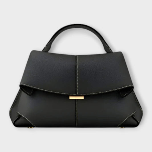 Luxe Geometric Vegan Leather Handbag – Sleek, Sustainable & Stylish