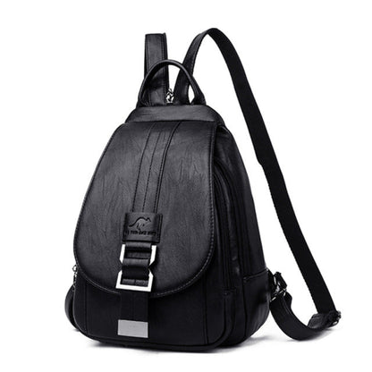 Multi-Way Women’s Backpack & Handbag – Stylish Leather Shoulder Bag for Daily Use