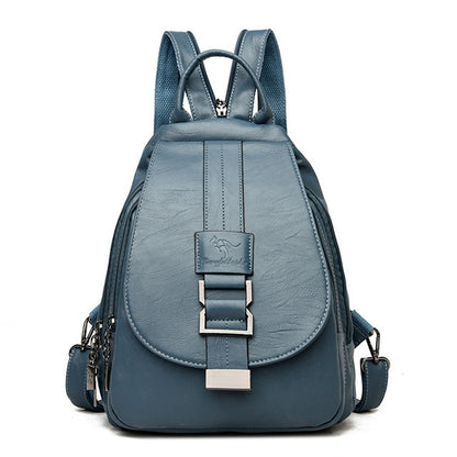 Multi-Way Women’s Backpack & Handbag – Stylish Leather Shoulder Bag for Daily Use