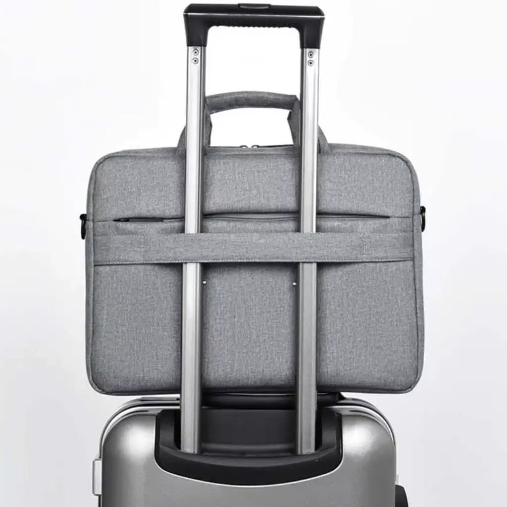 Modern Grey 13-Inch Laptop Bag for Men – Sleek, Minimalist & Functional