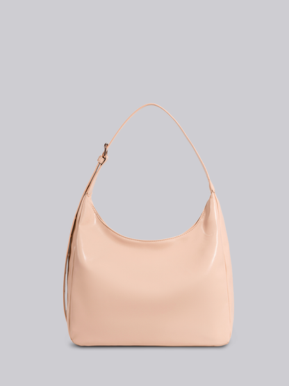 Black Shoulder Bag – Minimalist & Spacious Vegan Leather Design