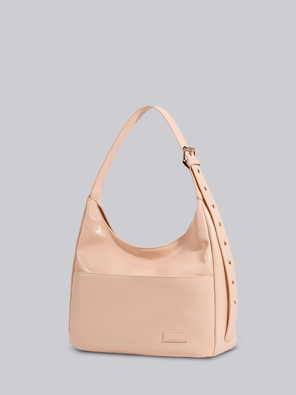 Black Shoulder Bag – Minimalist & Spacious Vegan Leather Design